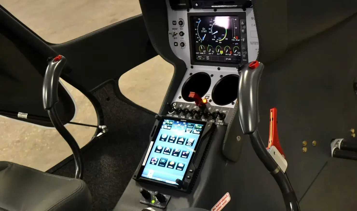 Helicopter's instrument panel